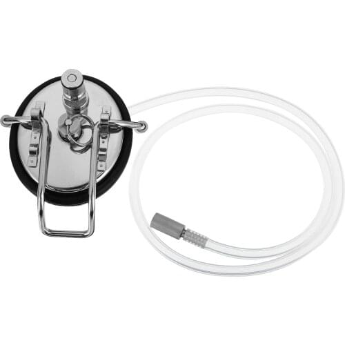 Easy Quick HomeBrew Keg Lid Home DIY Beer Making Carbonation Lid Kit Cornelius Style Keg +0.5 Micron Diffusion Stone Beer Line