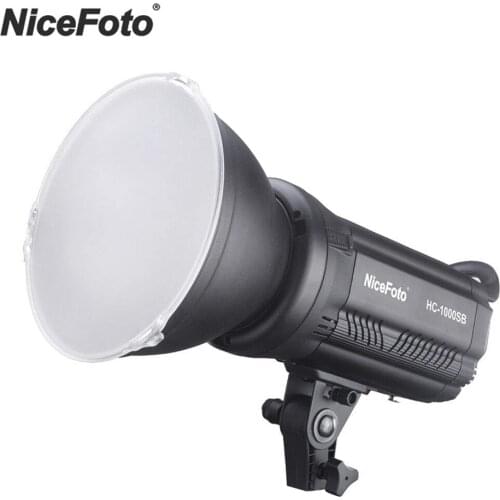 NiceFoto HC-1000SB Photography LED Video Light LCD Screen CRI95+ 3200K/5600K Dimmable with Wireless Control Color Filters
