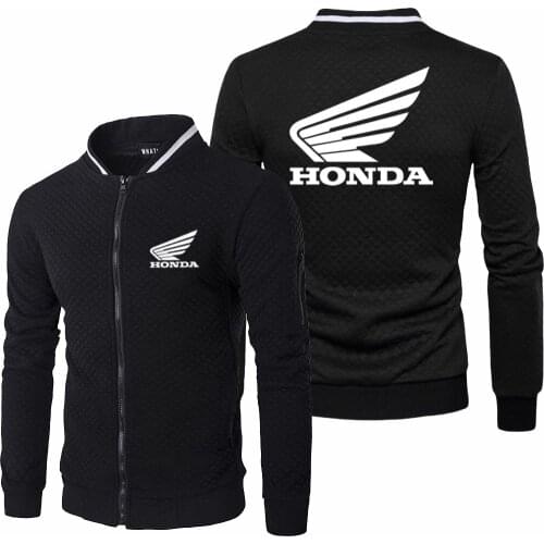2021 New Mens Spring Autumn Long Sleeve Honda Jacket Fashion Sportswear Casual Zipper Hoody Male Sweatshirts