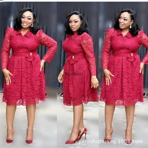 Autumn winter 2020 AFRICAN LADY CLOTHES africa lace dresses women ladies outfit dress africaine longo robe dress sale