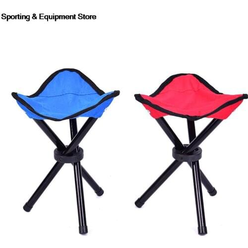 Portable Lightweight Folding Camping Hiking Foldable Stool Tripod Chair Seat For Fishing Festival Picnic BBQ Beach Pop Up Chair
