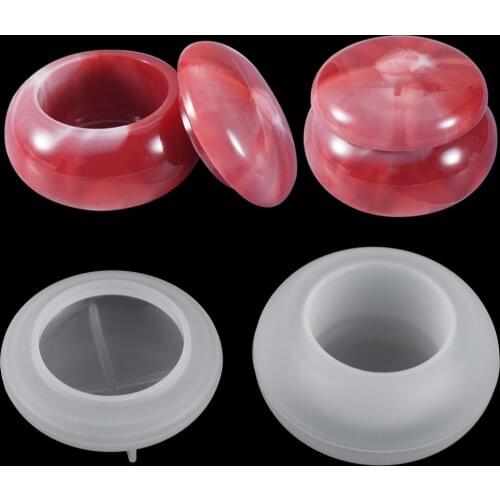Transparent Storage tank/Box Shape Silicone Mould Resin Decorative Craft DIY Mold Epoxy Resin molds for Jewelry