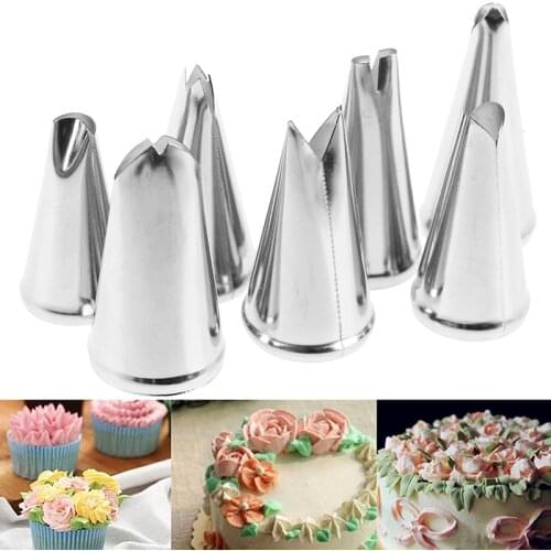 Sleeve Pastry Stainless Cream Nozzles For Pastry Bag Cupcake Patisserie Gateau Cake Decorating Tools Nozzle set Pastry Utensil
