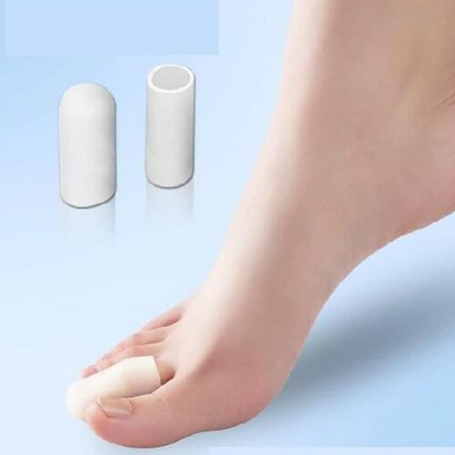 1 Pair Toe Protector Silicone Gel Cover Cap Pain Relief for Prevent Blisters Corns 3 Size for Choose -27
