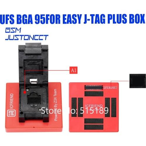 UFS adapters socket ICFriend ICs-UFS Bga 95 work for easy-jtag plus box