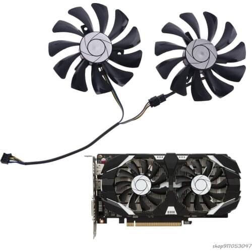 1 Pair 85mm HA9010H12F-Z 4Pin Cooler Fan Replacement for MSI GTX 1060 OC 6G GTX 960 P106-100 P106 GTX1060 GTX960 F25 wholesales