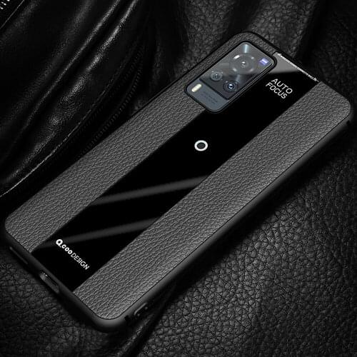 X60 Luxury Carbon Fiber Silicone Phone Case For Vivo X60 Pro Ultra-thin Non-slip Protection Cover Coque For Vivo X 60 Pro