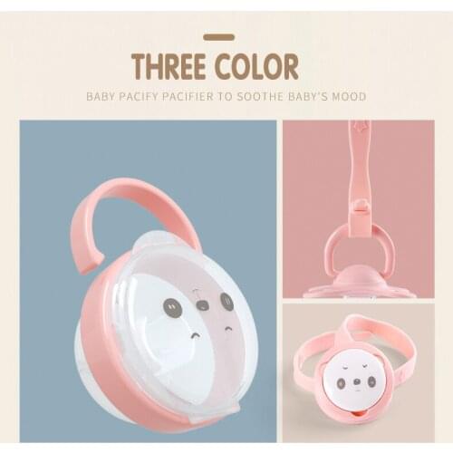 1pcs Portable Pacifier Storage Box Tooth Gel With Box Dust Cover Three Colors Pp Plastic Dustproof Baby Teat Pacifier