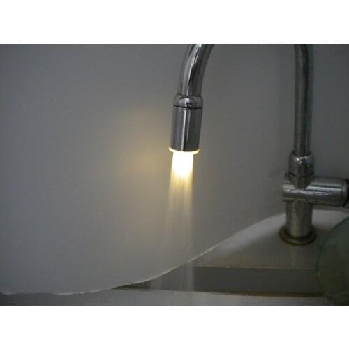10pcs X ABS chrome female and male both in one shape led light for tap / led faucet lamp