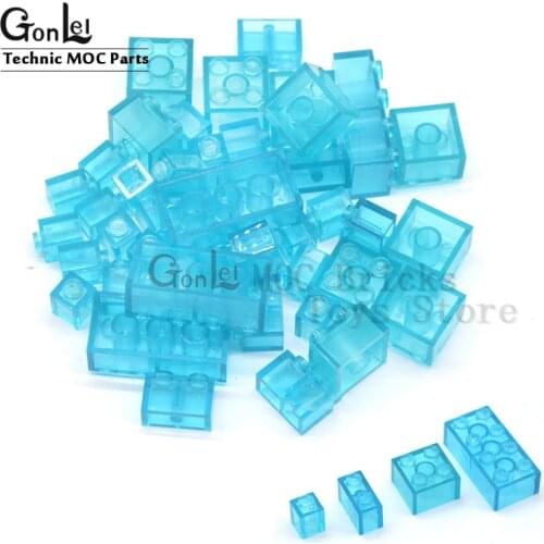 100G Clear 3009 Thick Brick 1x6 For Building Blocks Parts DIY LOGO Educational Toys Compatible with Brick Creative gifts