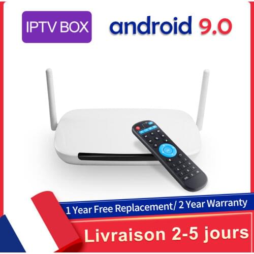 Q9 IPTV BOX Leadcool subtv Android 9.0 tv box 4K Media Player Amlogic S905W Smart TV BOX Leadcool Ship from france IPTV BOX