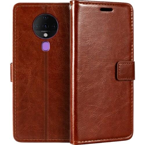 Case For Tecno Spark 6 Wallet Premium PU Leather Magnetic Flip Case Cover With Card Holder And Kickstand For Tecno Spark 6
