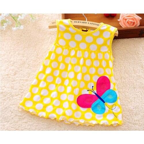 Top Quality Baby Dresses 2019 Princess 0-2years Girls Dress Cotton Clothing Dress Summer Girls Clothes Low Price