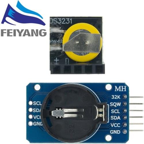 DS3231 AT24C32 IIC Module DS1302 Precision Clock Module DS1307 Memory module mini module Real Time 3.3V/5V For Raspberry Pi