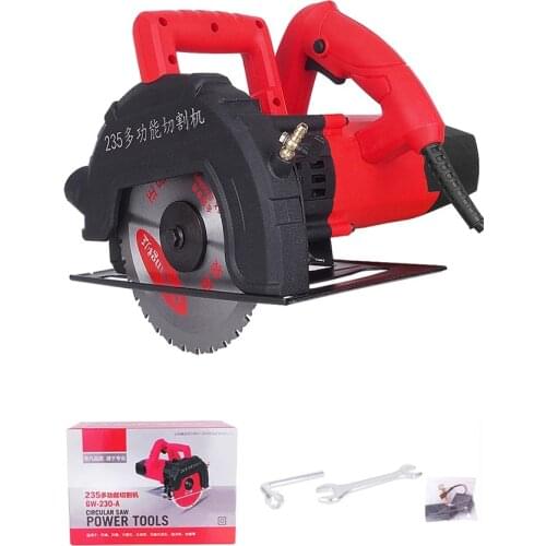 220V Electric Marble Cutting Machine Concrete Wood Stone Tile Cutting Saw Circular Saw 2800W 4500RPM 9 Inches