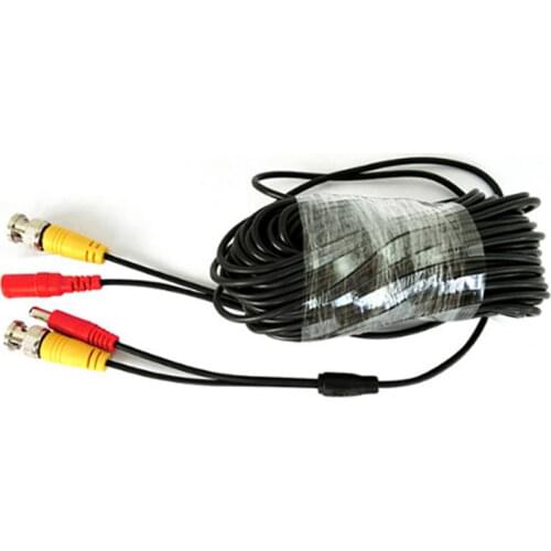 5/10/15/20/30/40/50m BNC+DC Connector Video Power Cable Security Monitoring Camera Equipment Cable VCR Camera Extension Cable