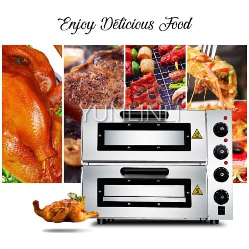 Commercial Electric Oven Double-layered Baking Machine Large Capacity Toaster Commercial Baking Oven