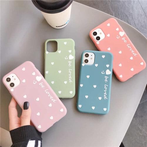 Cute Love Heart Soft Silicone Phone Case For Huawei P20 P30 P40 Pro Honor 10 Lite 8X 7X 10i 20i P10 Nova 3i 3 4 Y9S Mate 10 30