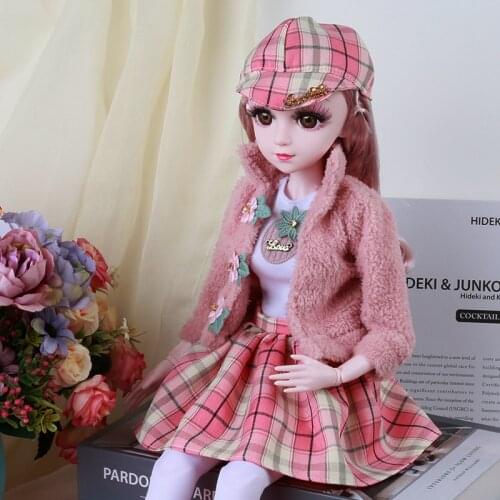 New 60cm doll clothes BJD doll change clothes can be dressed up doll accessories fashion casual clothes skirt girl toy gift
