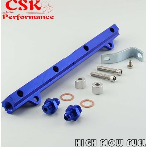 Upgrade Top Feed Fuel Rail fit for Lancer Evolution EVO 4 5 6 7 8 9 4G63 01-05