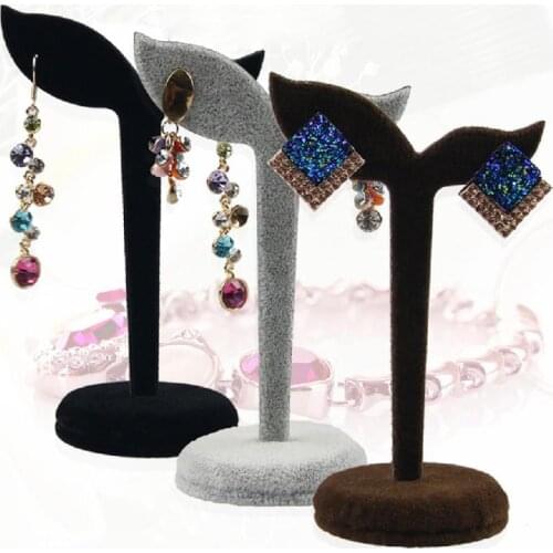 Earring Show Stand Rack Eardrop Showing Shelf Dangler Display Holder Stand 91AF