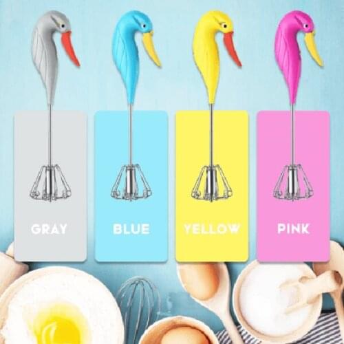 Semi-Automatic Eggbeater Hand Push Egg Beater Convenience Spin Whisk Versatile Tool For Egg Beater LXY9