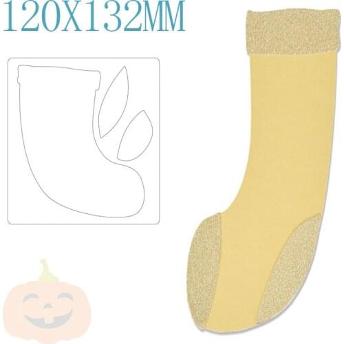 Christmas Socks Metal Cutting Dies For DIY Embossing Cut Paper Decoration Greeting Card Scrapbooking No Stamp