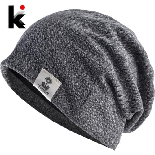 Unisex Beanies Hats For Men And Women Streewear Hip Hop Skullies Beanies Outdoor Loose Style Bonnet Gorras Knitted Thin Soft Hat