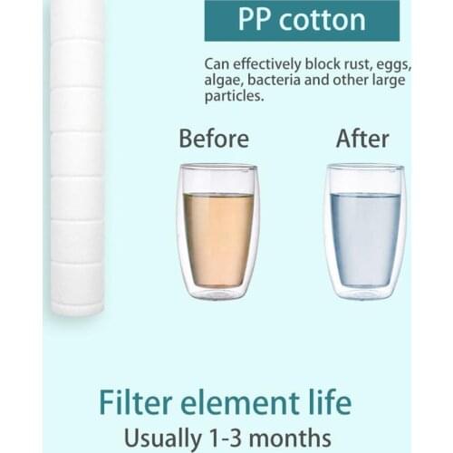 10pcs Shower Head Replacement Filter strip Replacement Filter cotton Water Purification Bathroom Accessory Shower Head Filter