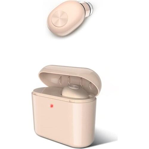 Ultra Mini Portable Wireless Bluetooth Earphone Sports Earbuds HIFI Stereo Headsets Support HSP HFP A2DP AVRCP With Charging Box