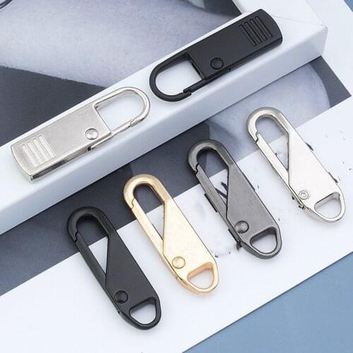 Zippers puller Tab Replacement Metal Zipper for clothes Zipper Extender Tab Fixer Zipper Sliders for Luggage Cloths Jacket
