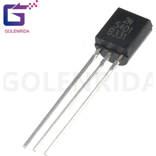100PCS 2N5401 TO-92 TO92 0.3A 160V PNP Transistors