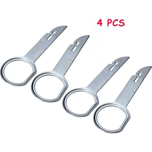 4Pcs Auto Radio Car CD Stereo Radio Removal Key Pin Tool Set Head Unit Car Repair Tool Special Disassembly Tools For VW A Udi