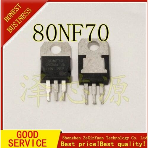 5pcs/lot STP80NF70 80NF70 TO-220 Original Dismantling Best quality