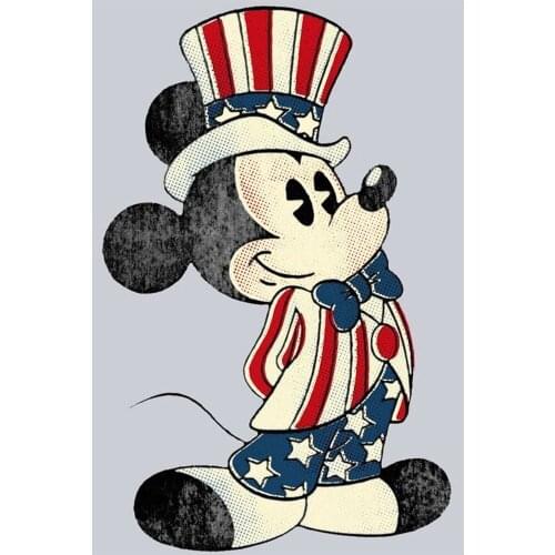 Disney 5D Diy Diamond Painting Cross Stitch Kits Mosaic Diamond Embroidery Mickey Minnie Home Decor