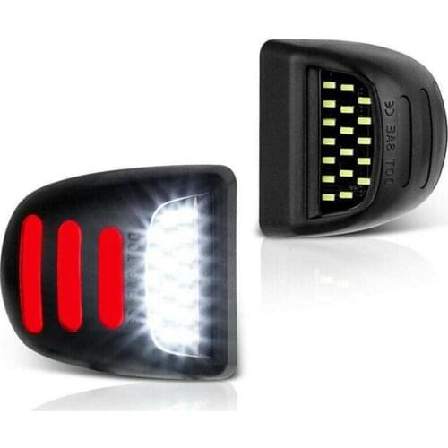 White LED License Plate Light Kit For Silverado for GMC Sierra 1500 2500 3500 CB LED License Number Plate Light Dropshipping New