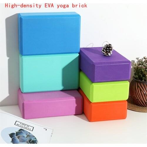 2pcs EVA yoga brick yoga pillow fitness brick Yoga Block Colorful Foam Block Brick Training Exercise Fitness Set Tool