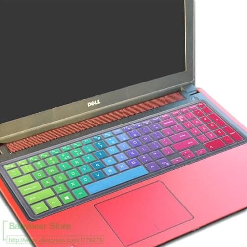 15.6 17.3 inch Silicone Keyboard Skin Cover for Dell G3 15 3579 3779 / G5 15 5587 / G7 15 7588 Game laptop inspiron 5577 15S