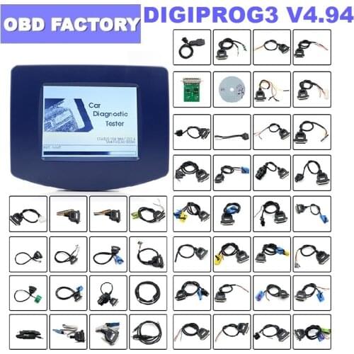 Digiprog 3 V4.94 Car Programmer Digiprog3 Full Set DigiprogIII Auto Diagnostic Tool For Many Cars With US Plug