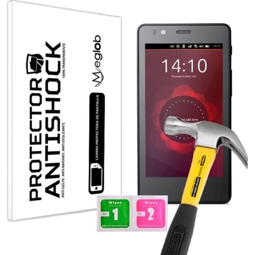 Screen protector Anti-Shock Anti-scratch Anti-Shatter compatible with BQ Aquaris E5 HD Ubuntu Edition