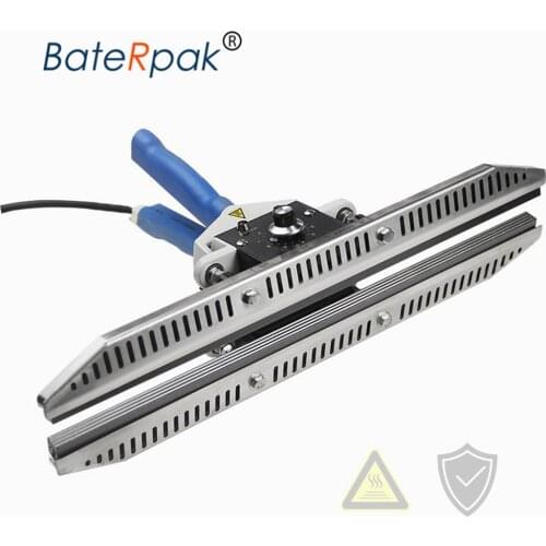 FKR Double heatting sealer,BateRpak kraft paper bag heat sealer,Portable bag band sealer,with protect cover,110V/220V