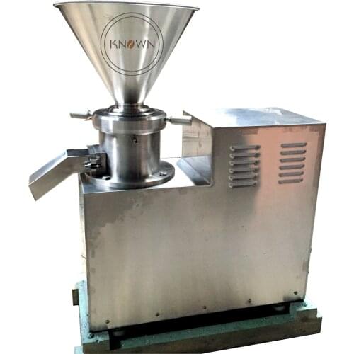 Horizontal Stainless Steel Peanut Butter Colloid Mill Tomato Sesame Crushing Emulsification Equipment Nut Grinding Machine
