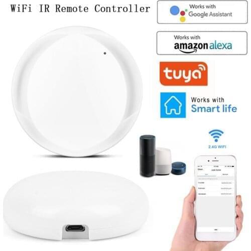 WiFi-IR Remote IR Control Hub Wi-Fi(2.4Ghz) Enabled Infrared Universal Remote Controller For Air Conditioner Tuya Smart Life APP