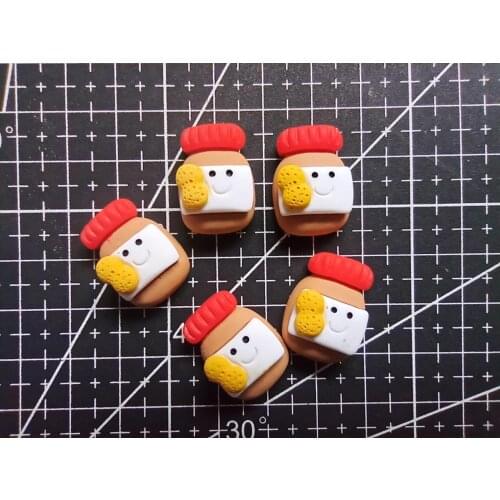 1pcs/lot resin flat back Simulation brown bottle 20mm Cabochons Scrapbooking Hair Bow Center DIY Christmas decration