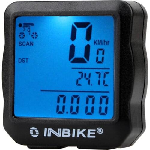 INBIKE Mountain Bicycle Computer GPS Wired Speedometer Bicycle Tracker Luminous MTB Road Bike Bicycle Odometer