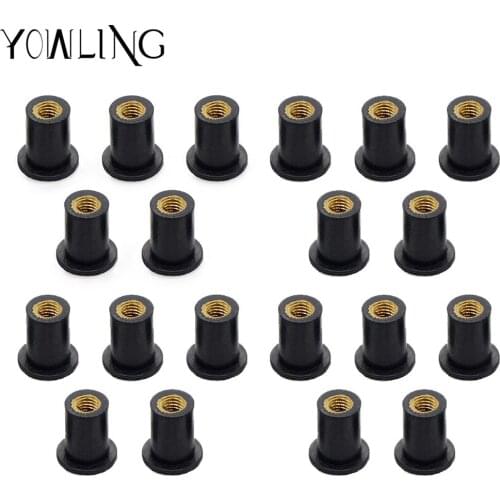M5 5MM Motorcycle Windscreen Well Nuts Screw Bolt Blind Fastener FOR YAMAHA TMAX 500 TMAX530 FZ1 FAZER06-13 FZ6 YBR125 XP500