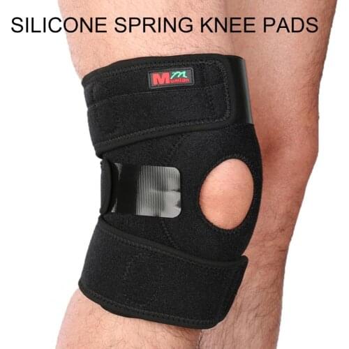 Mumian Knee Pads Open-patella Design EVA Cushion Comfortable Side Spring Support EVA Cushion Sports Kneecaps for Winter