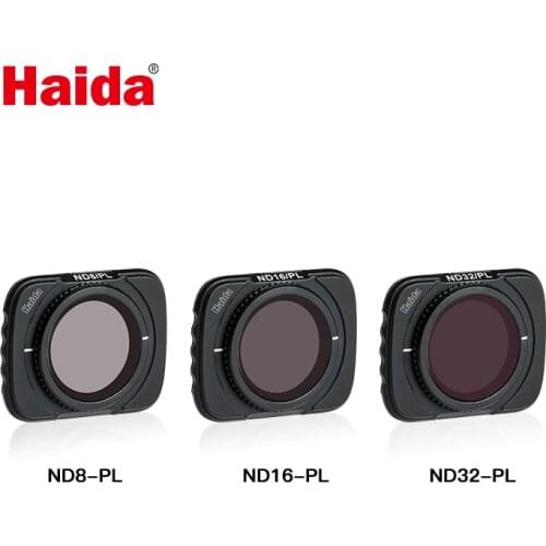 Optical Glass NanoPro MC Neutral Density PL Filter Kit for DJI Mavic Air 2, ND8-PL ND16-PL ND32-PL / 3 piece Set