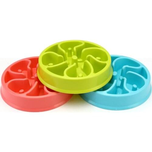 2019 Portable Pet Dog Feeding Food Bowls Puppy Slow Down Eating Feeder Dish Bowel Prevent Obesity Dogs Supplies Dropshipping