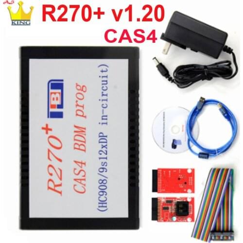 OBD2 R270+ CAS4 BDM Prog Auto Programming R270 V1.20 programmer For Professional Auto AK90 Key Programme FOR BMW Diagnostic tool